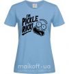 Женская футболка Pickle Rick Голубой фото