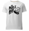 Мужская премиум футболка Pickle Rick Белый фото