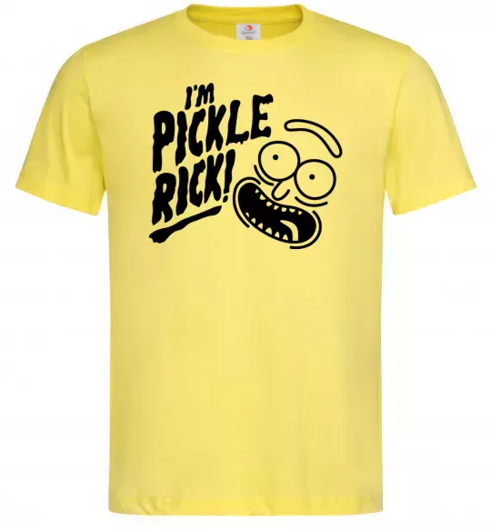 Чоловіча футболка Pickle Rick Лимонний фото