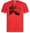 Чоловіча футболка Pickle Rick Червоний фото