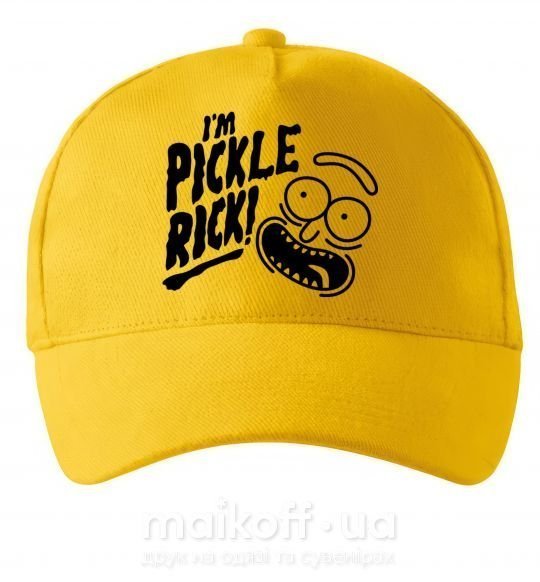 Кепка Pickle Rick Сонячно жовтий фото