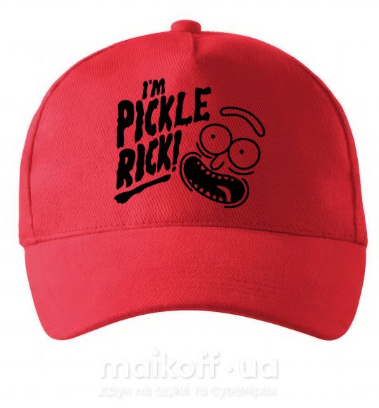 Кепка Pickle Rick Красный фото