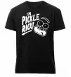 Мужская премиум футболка Pickle Rick Черный фото