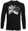 Лонгслив Pickle Rick Черный фото