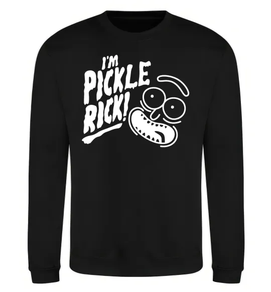 Свитшот Pickle Rick Черный фото