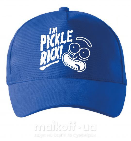 Кепка Pickle Rick Ярко-синий фото