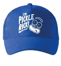 Кепка Pickle Rick Ярко-синий фото