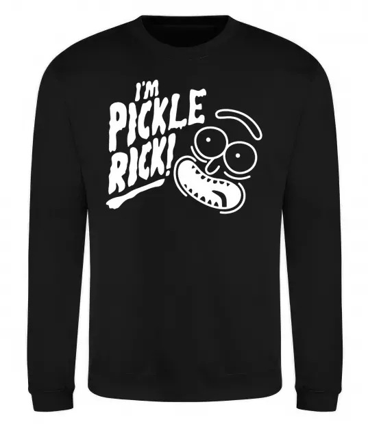 Свитшот Pickle Rick Черный фото