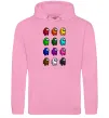 Чоловіча толстовка (худі) Among us Емонг ас Рожевий фото