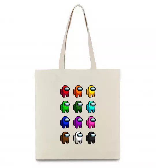 Еко-сумка Among us Емонг ас Бежевий фото