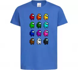 Детская футболка Among us Емонг ас Ярко-синий фото