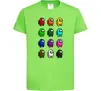 Детская футболка Among us Емонг ас Лаймовый Детская футболка Among us Емонг ас Лаймовый фото