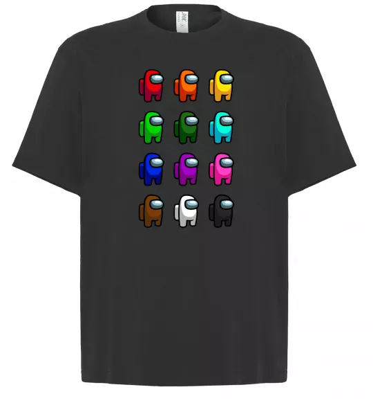 Футболка Оверсайз Among us Емонг ас Чорний фото