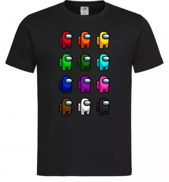 Мужская футболка Among us Емонг ас Черный фото