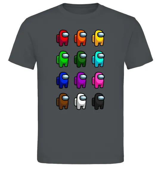 Мужская футболка Among us Емонг ас Графит фото