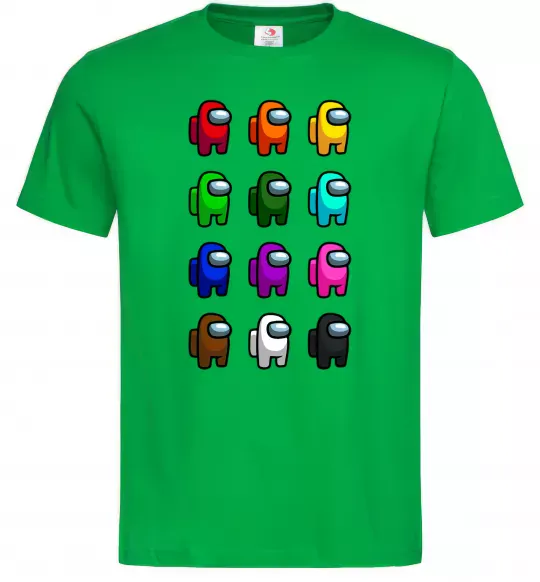 Мужская футболка Among us Емонг ас Зеленый фото