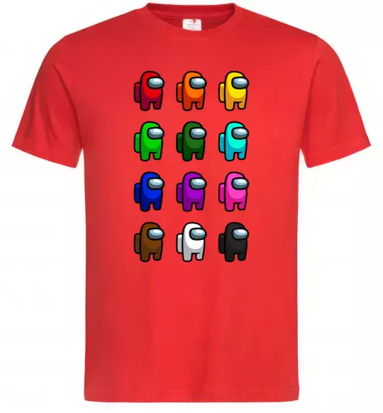 Мужская футболка Among us Емонг ас Красный фото