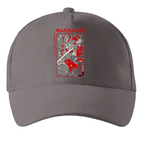 Кепка Iron maiden senjutsu самурай Сірий фото