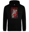 Чоловіча толстовка (худі) Iron maiden senjutsu самурай Чорний фото