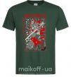 Чоловіча футболка Iron maiden senjutsu самурай Темно-зелений фото