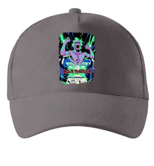 Кепка Iron maiden speed of light Сірий фото