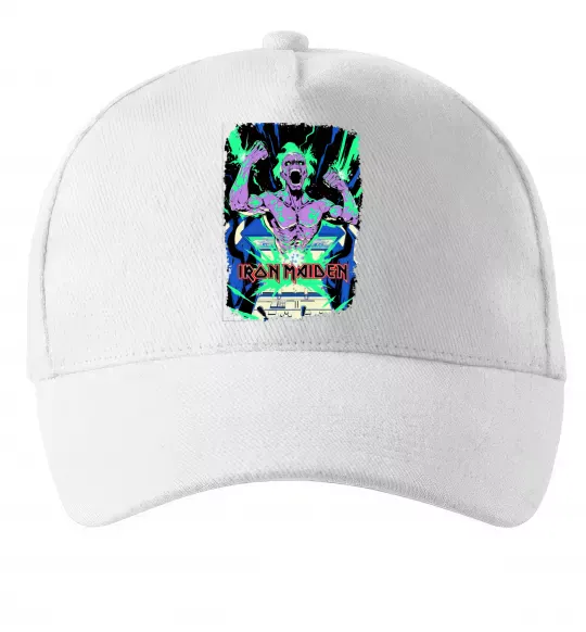 Кепка Iron maiden speed of light Білий фото