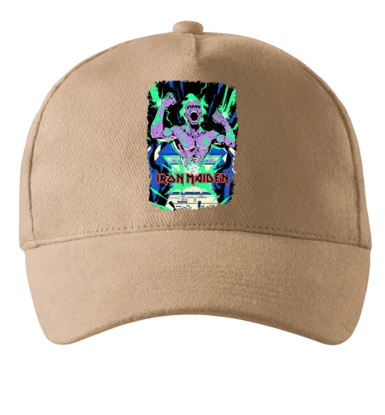 Кепка Iron maiden speed of light Пісочний фото