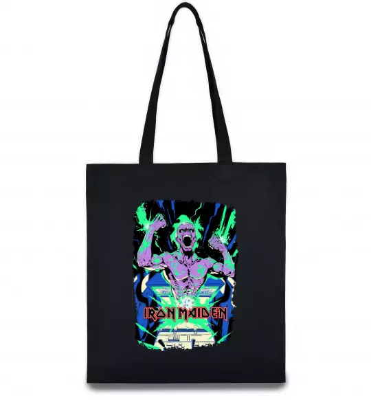 Эко-сумка Iron maiden speed of light Черный фото