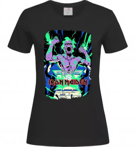 Женская футболка Iron maiden speed of light Черный фото