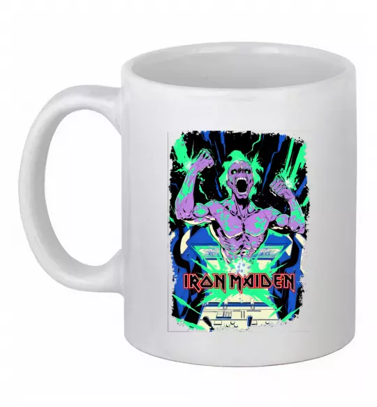 Чашка керамическая Iron maiden speed of light Белый фото