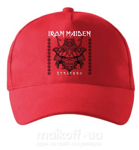 Кепка Iron maiden stratego Красный фото