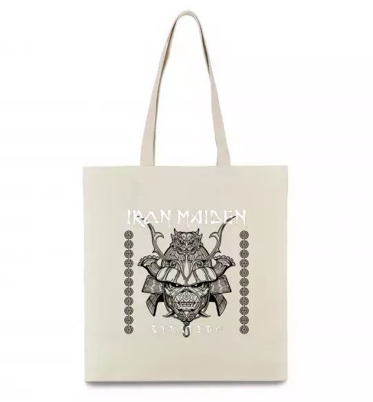 Еко-сумка Iron maiden stratego Бежевий фото