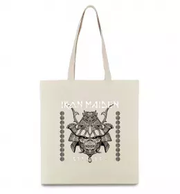 Эко-сумка Iron Maiden Space Бежевый фото