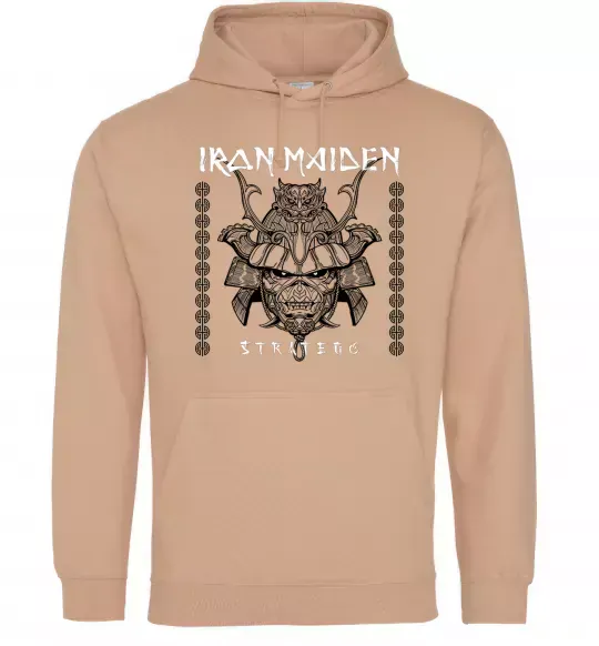 Чоловіча толстовка (худі) Iron maiden stratego Пісочний фото