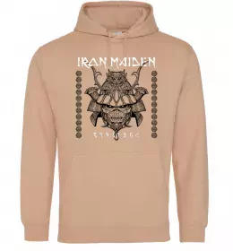 Мужская толстовка (худи) Iron maiden stratego Песочный фото