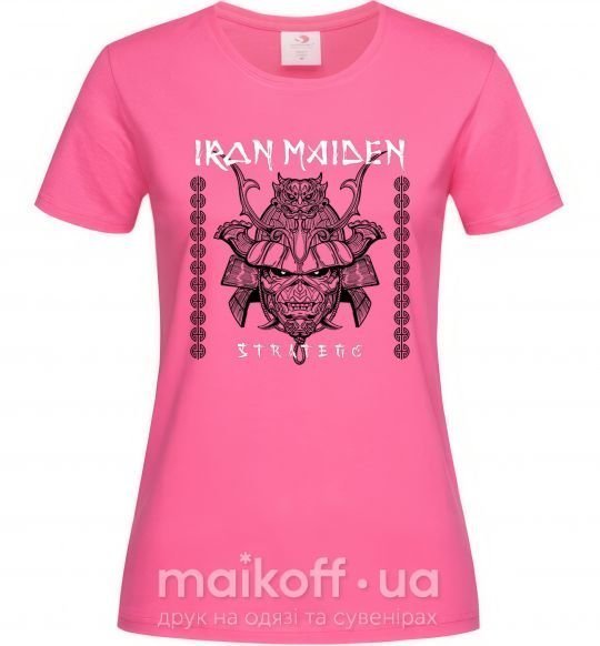 Жіноча футболка Iron maiden stratego Яскраво-рожевий фото