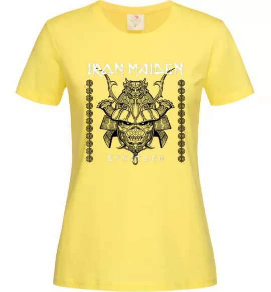 Жіноча футболка Iron maiden stratego Лимонний фото