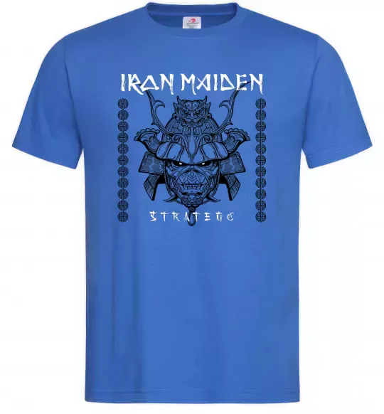 Чоловіча футболка Iron maiden stratego Яскраво-синій фото