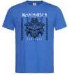 Чоловіча футболка Iron maiden stratego Яскраво-синій фото