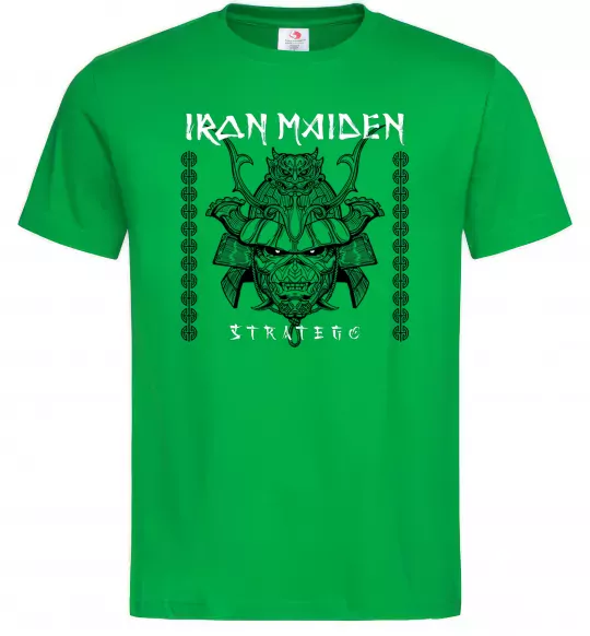 Чоловіча футболка Iron maiden stratego Зелений фото