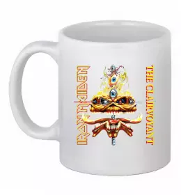 Чашка керамическая Iron Maiden Space Белый фото