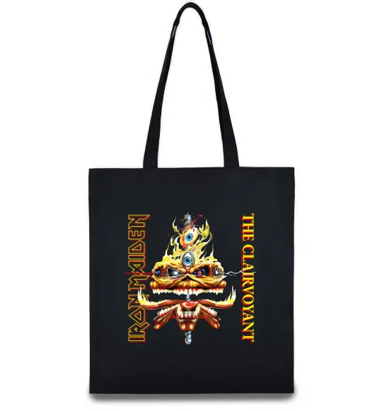 Еко-сумка Iron maiden the clairvoyant Чорний фото