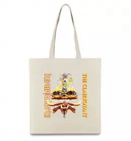 Эко-сумка Iron Maiden Space Бежевый фото