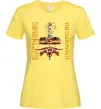 Жіноча футболка Iron maiden the clairvoyant Лимонний фото