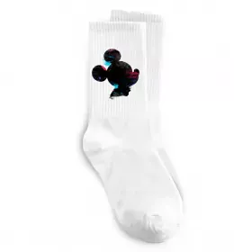 Носки Чорно-білий Міккі Белый фото