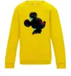 Детский Свитшот Міккі Маус силует фарби Солнечно желтый фото