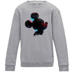 Детский Свитшот Міккі Маус силует фарби