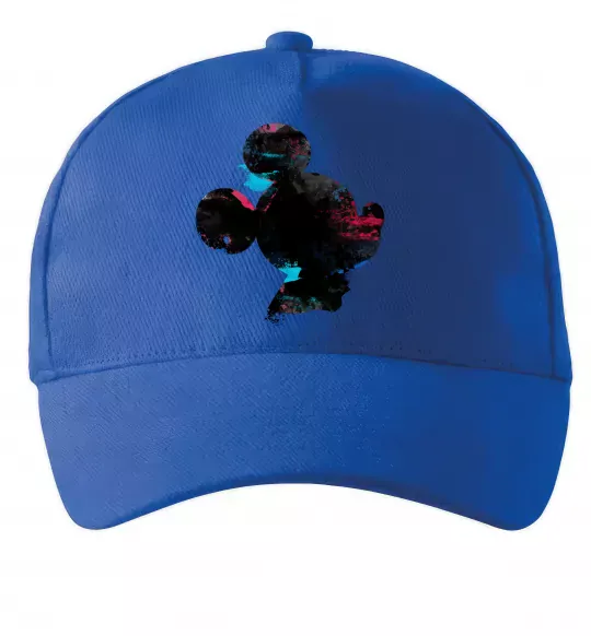 Кепка Міккі Маус силует фарби Ярко-синий фото