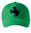 Кепка Міккі Маус силует фарби Зеленый фото