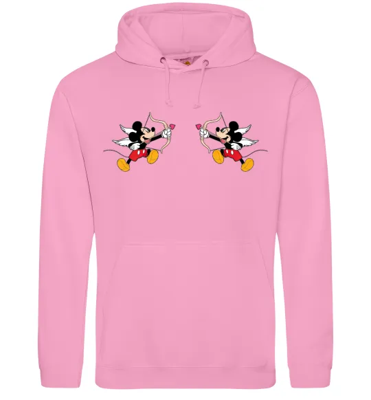 Жіноча толстовка (худі) Міккі маус купідон Рожевий фото